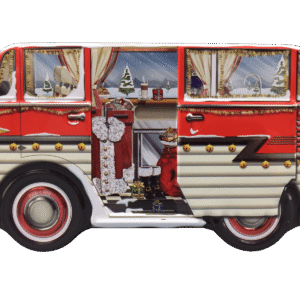 Kagedåse Julemandens autocamper