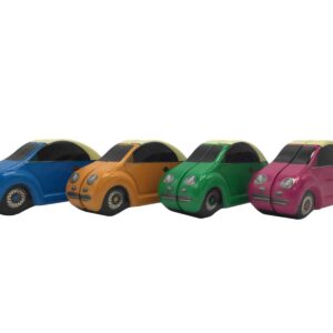 Kagedåse Mini bil blå boble