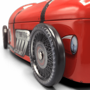 Kagedåse Rød racer bil a