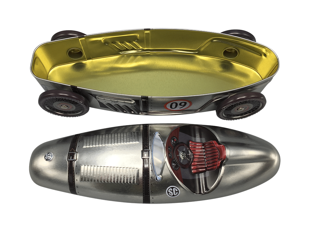 s_lv_racer_bil_nummer_9_kaged_se_d.png Kagedåse Sølv racer bil nr. 9 d