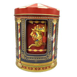 Kagedåse Karrusel spilledåse med heste