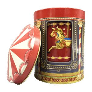 Kagedåse Karrusel spilledåse med heste a