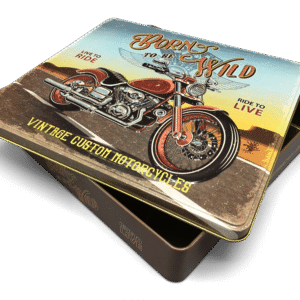 Kagedåse Retro Born to be wild motorcykel a