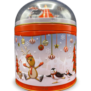 Kagedåse Rudolph og pingvinerne spilledåse