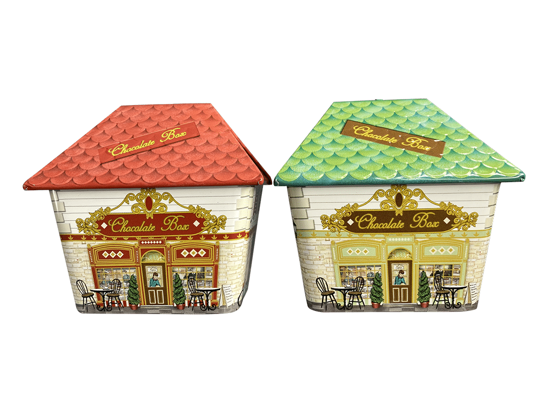 kaged_se_til_chokolade_r_d_e.png Kagedåse hus til chokolade rød e