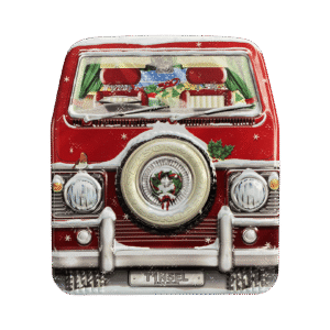 Kagedåse Jule autocamper front