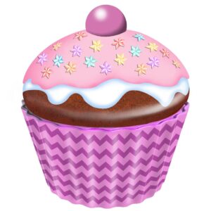 Kagedåse Cupcake pink