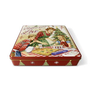 Kagedåse Jul baked with love rød a