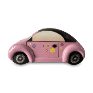 Kagedåse Bil mini hippie boble rosa