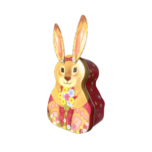 Kagedåse Påskehare pink a