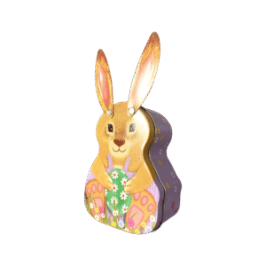 Kagedåse påskehare rosa a