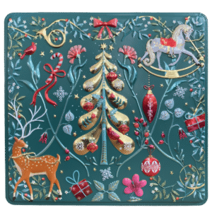 Kagedåse Julenostalgi i blå