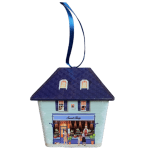 Kagedåse hus med slik og kaffe butik a