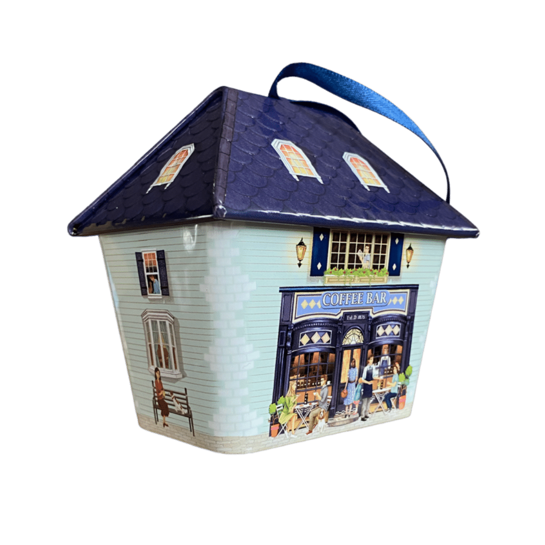 Kagedåse hus med slik og kaffe butik b
