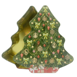 Kagedåse pyntet juletræ a