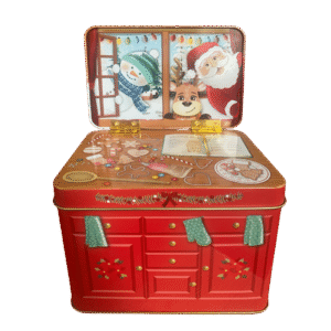 Julemandens kommode kagedåse