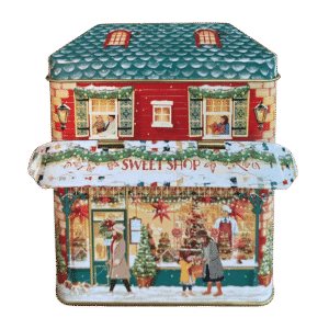 Slik butik julekagedåse