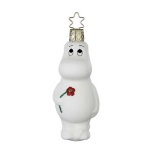 Mumitrolde Mumi glas julekugle 9.5 cm