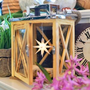 Advent stjerne hvid 8 cm a