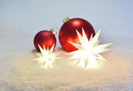 Advent hvid 13 cm Christiansfelder - Herrnhuter stjerne a