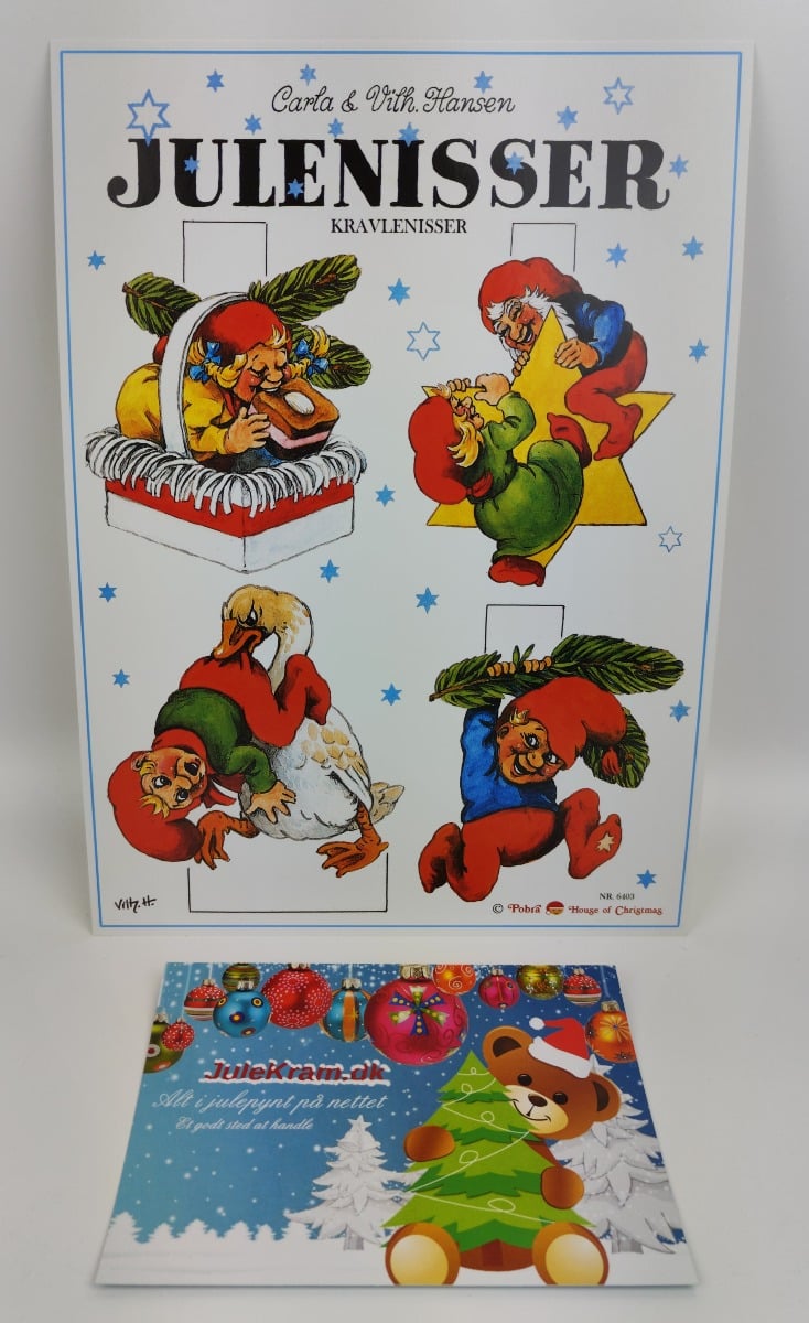 Kravlenisser af Clara og Vilhem Hansens Nissernes verden A4 a