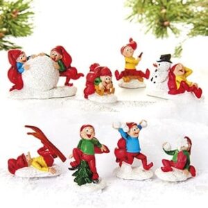 Bramminge drillenisse landskab med 8 figurer 4 -6 cm