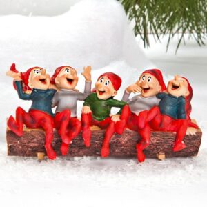 Bramminge drillenisser på træstub