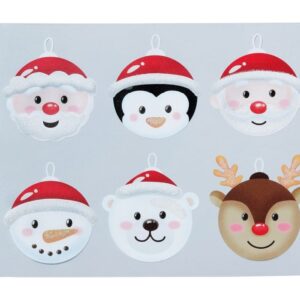 Vindue stickers - Julemandens venner