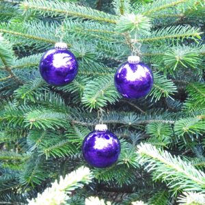 Lilla blank juletræskugle 6.7 cm