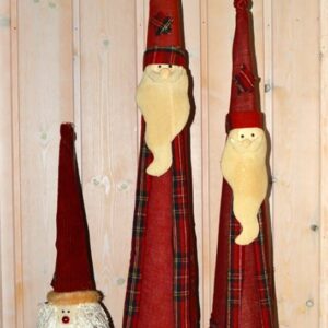 Søjle julemænd 3 stk. julepynt