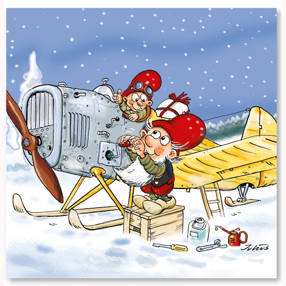 julius_jule_servietter_med_fly.jpg Julius jule servietter med fly