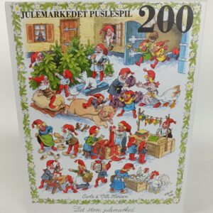 Nissernes Jul puslespil med den travle juletid a