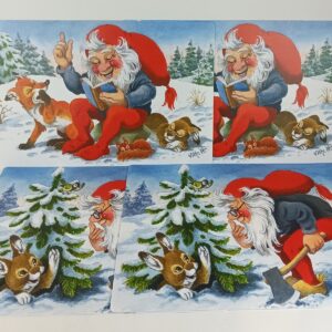 Nissernes jul dækkeservietter