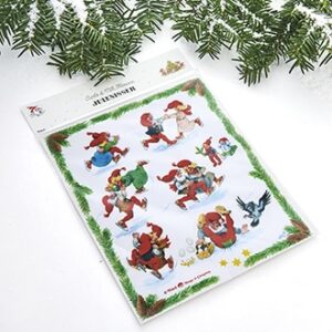 Nissernes Jul vinyl vindues stickers