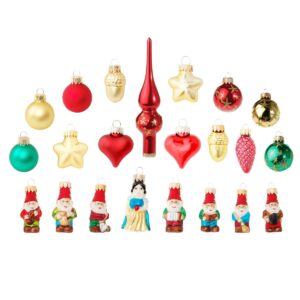 Snehvide og de 7 små dværge julekalender med 24 låger a