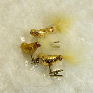 Fugle på clips i guld