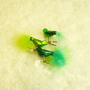 Fugle på clips i grøn