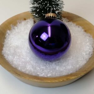 Lilla højglans juletræskugler Ø 8 cm