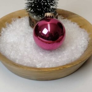 Pink blank juletræskugle Ø 6.7 cm