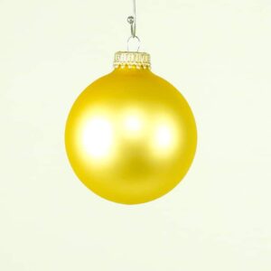 Hvide blanke opal juletræskugler Ø 6.7 cm