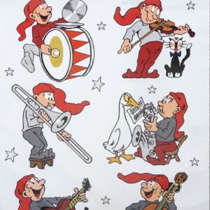 Bramminge drillenisser vindues deko A3