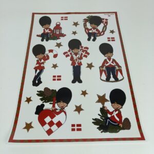 Vindues stickers med flotte garder a