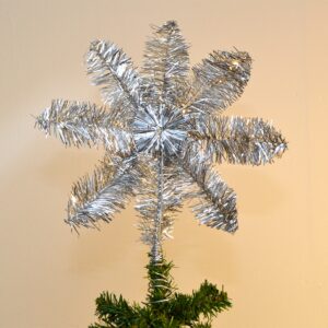 Topstjerne sølv Ø 25 cm