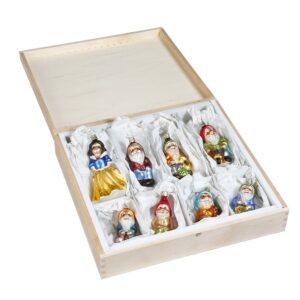 Snehvide og de syv små dværge glas juletræskugler a