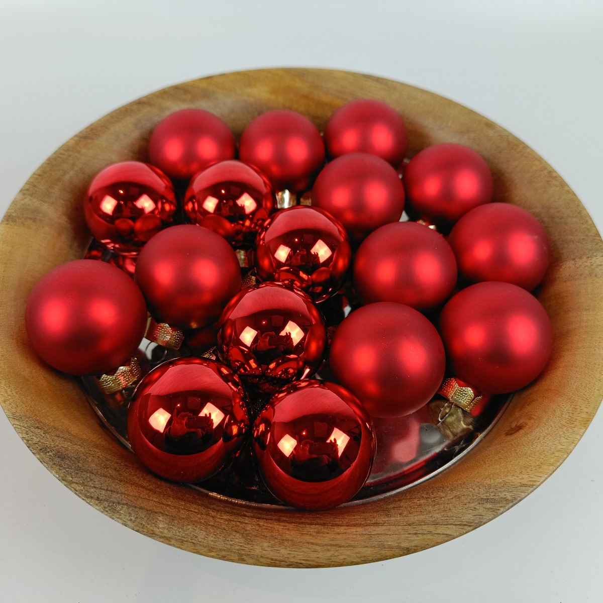 Røde juletræskugler Ø 4 cm 36 stk b