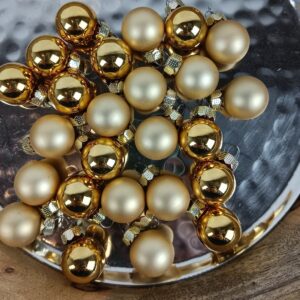 Guld juletræskugler Ø 2.5 cm b