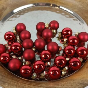 Røde juletræskugler Ø 2.5 cm b