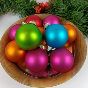 Multifarvet juletræskugler Ø 6 cm 30 stk a