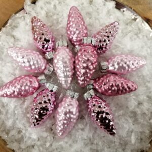 Rosa juletræskogler