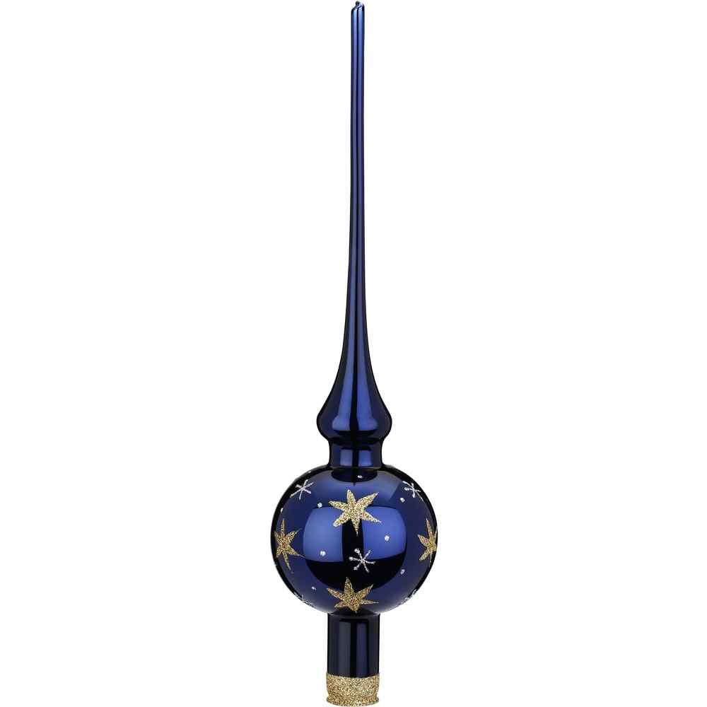 bl_blank_juletr_sspir_med_stjerner_30_cm_2.jpg Blå blank juletræsspir med stjerner 30 cm